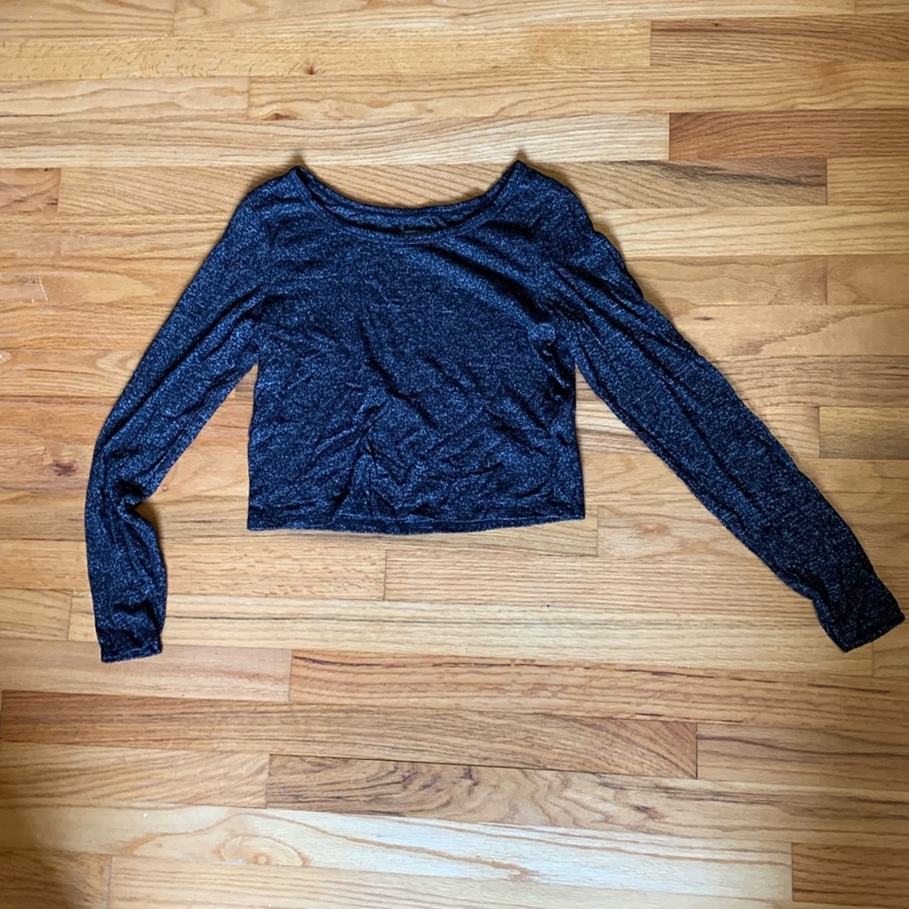 Wild fable cropped shirt